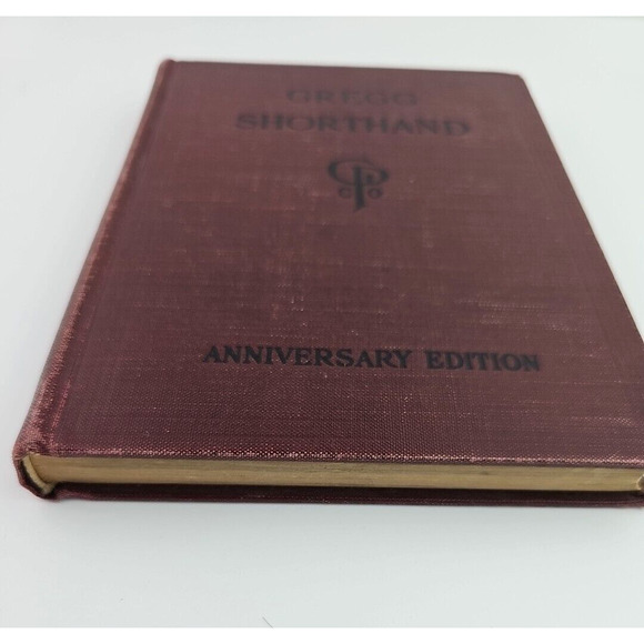 1929 Gregg Shorthand Anniversary Edition HB Book by John Robert Gregg - Picture 2 of 13